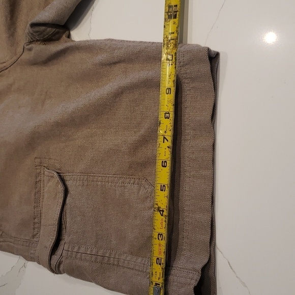 The BC Clothing Co. Men's Shorts Brown White Dress Shorts Size 32 Cargo - Picture 12 of 14